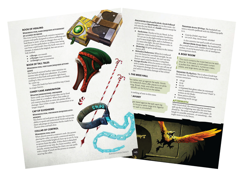 Adventures Await! 5E D&D Adventure Anthology Hardcover & PDF