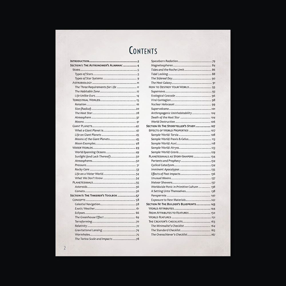 The Creator's Compendium Hardcover & PDF