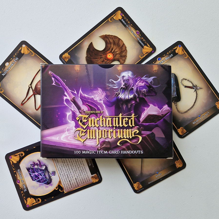 Wanderer's Guide to Enchanted Emporiums – Card Deck