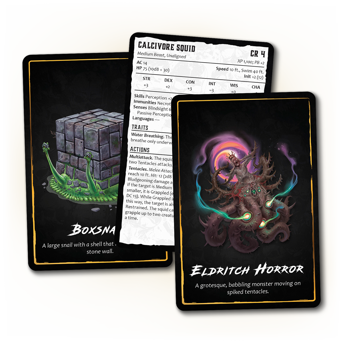DELVE Monster Card Deck (5E)