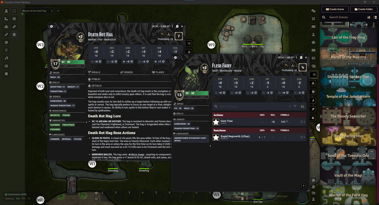 DELVE (5E) – Foundry VTT