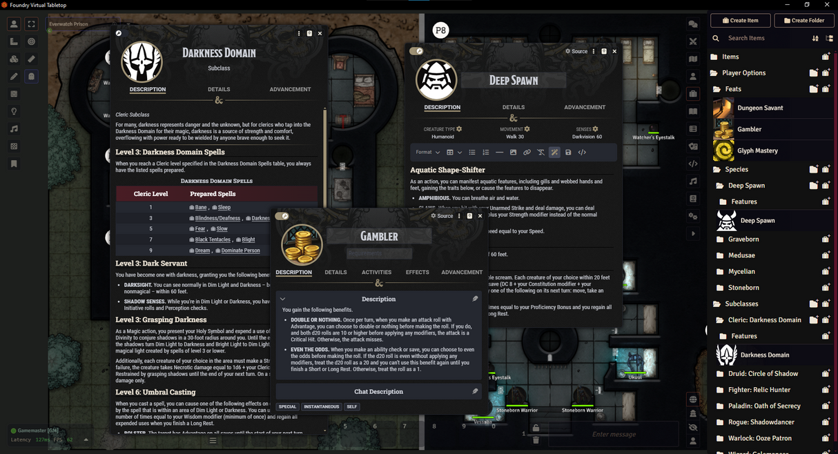 DELVE (5E) – Foundry VTT