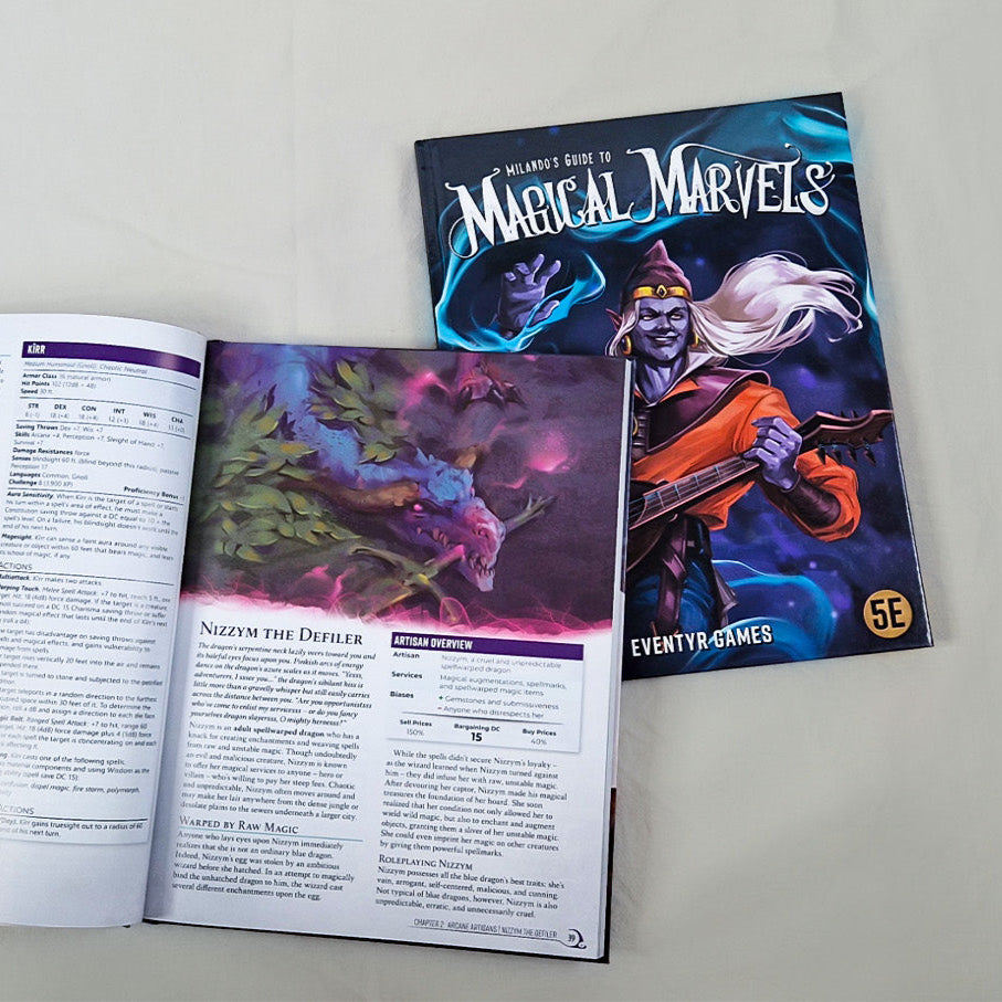 Milando's Guide to Magical Marvels Hardcover & PDF