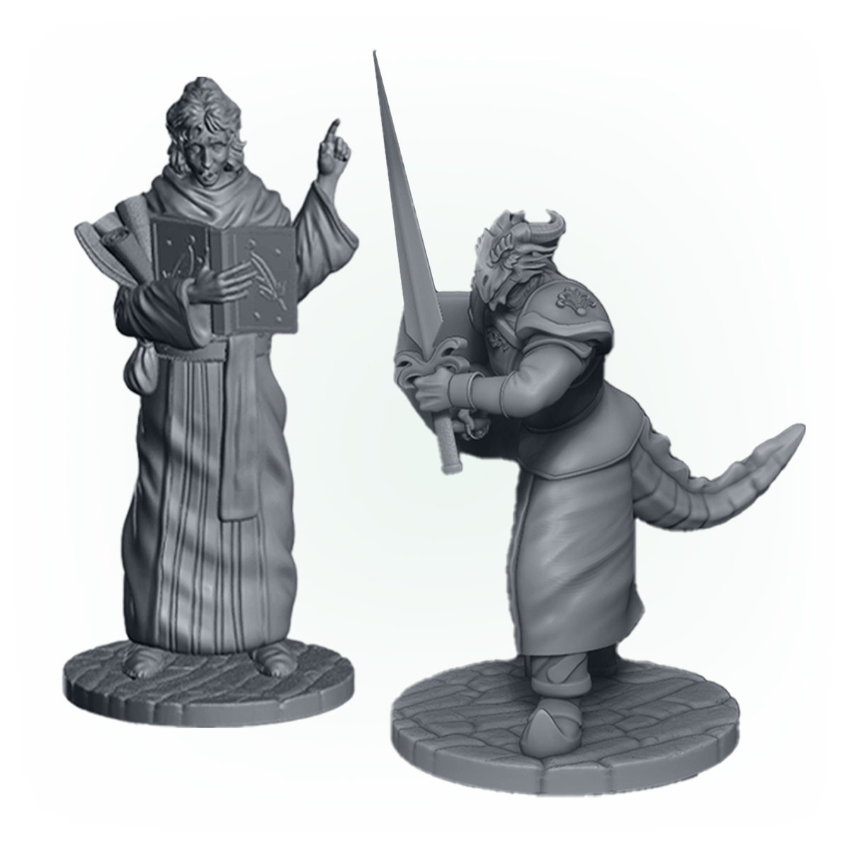 Heretic, Scribe, and Seraphic Seer – STL Bundle