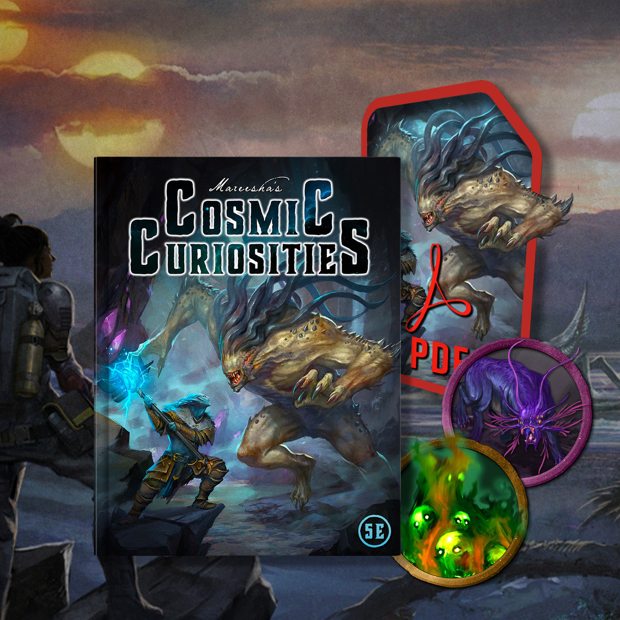 Mareesha's Cosmic Curiosities Hardcover & PDF