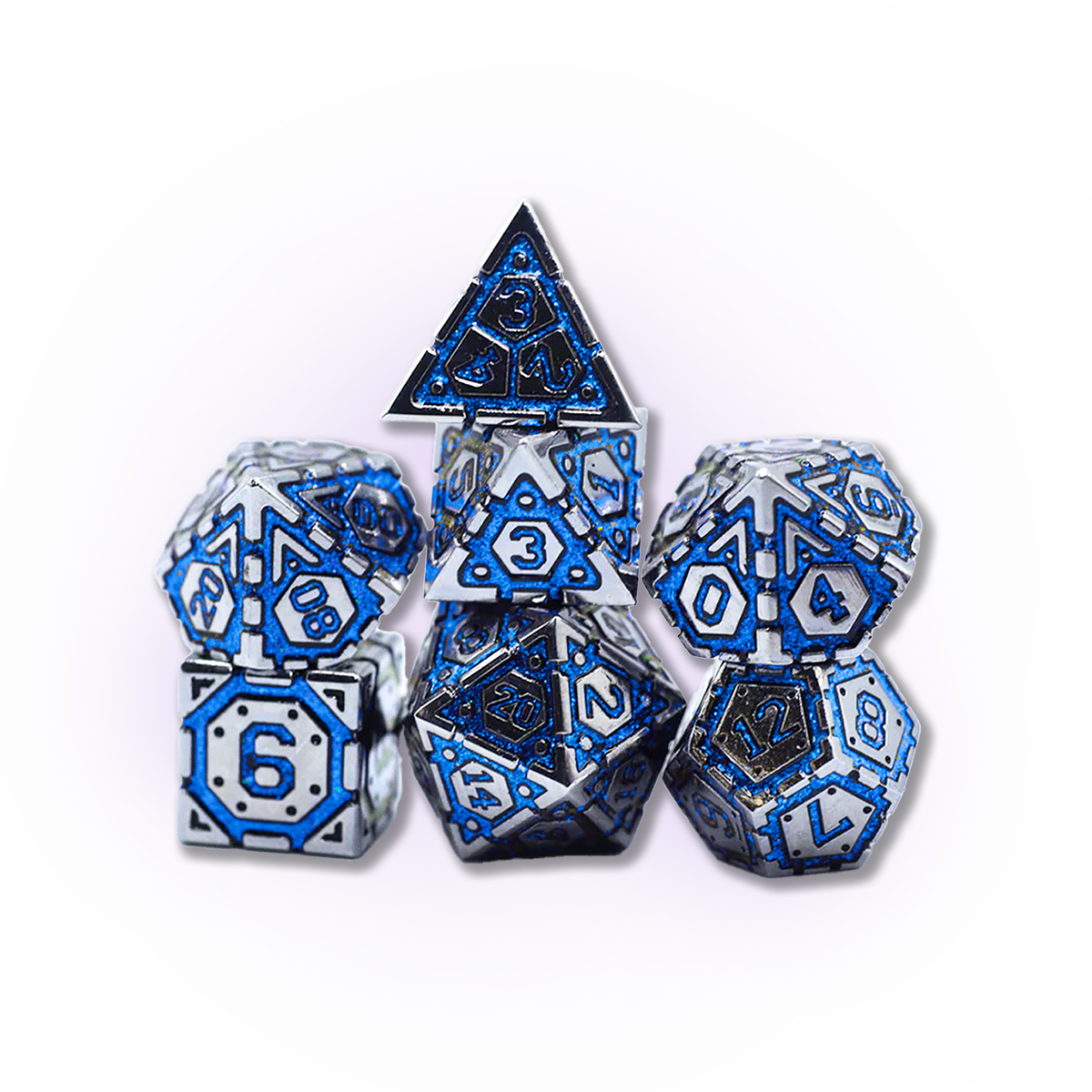 Cosmic Metal Dice Set