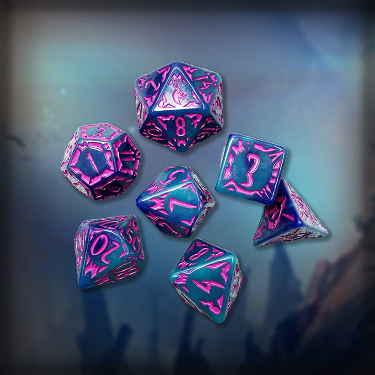 Spellwarper's Dice Set