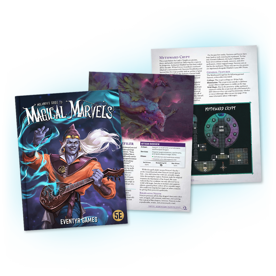 Milando's Guide to Magical Marvels Hardcover & PDF