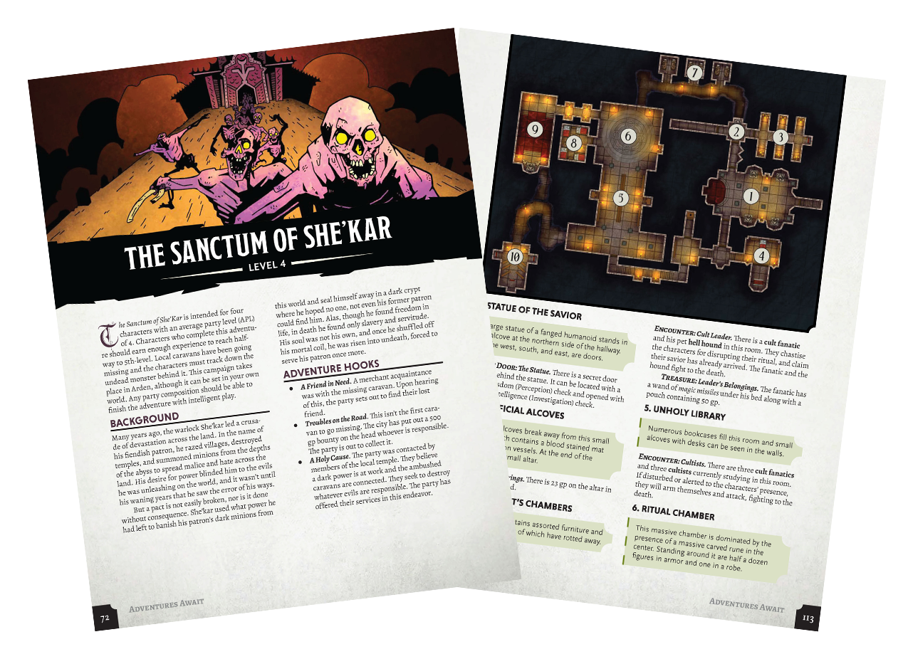 PDF – Adventures Await! 5E D&D Adventure Anthology