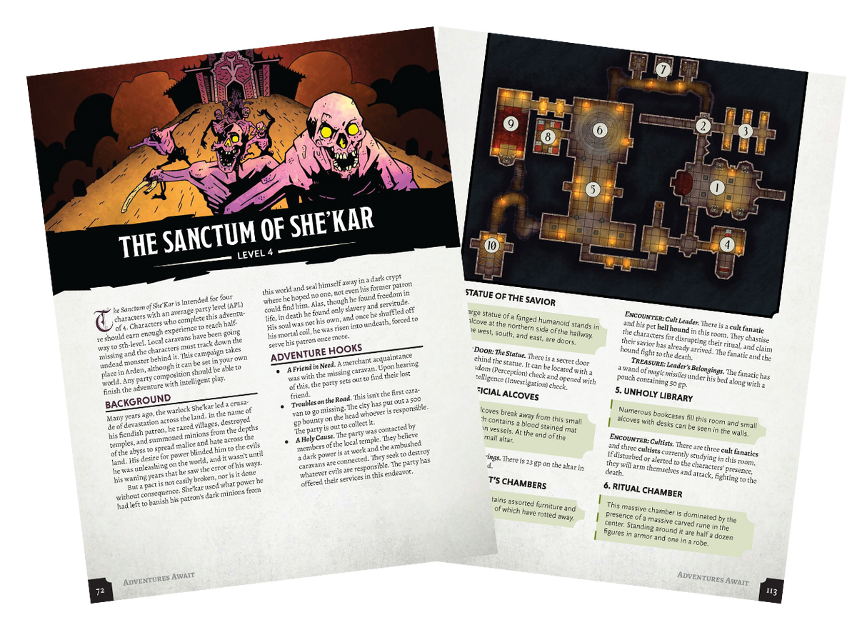 Adventures Await! 5E D&D Adventure Anthology PDF