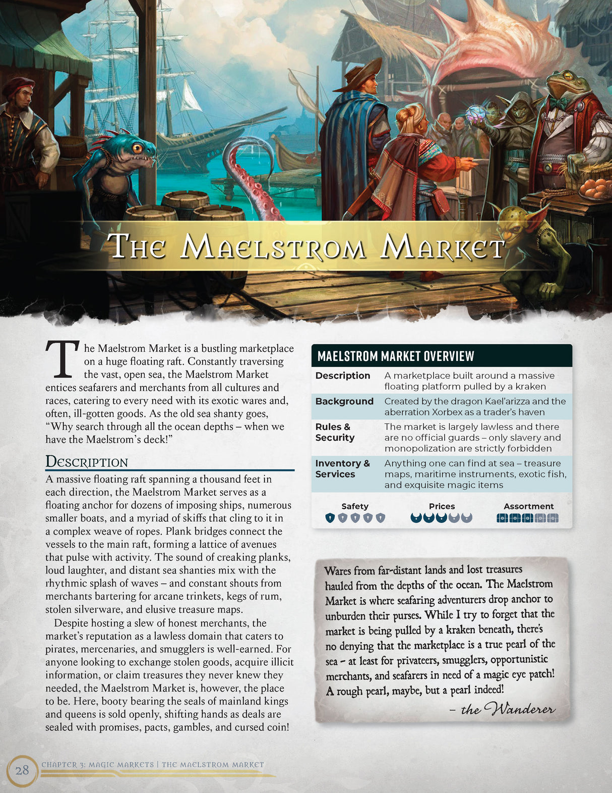 Wanderer's Guide to Enchanted Emporiums Hardcover & PDF