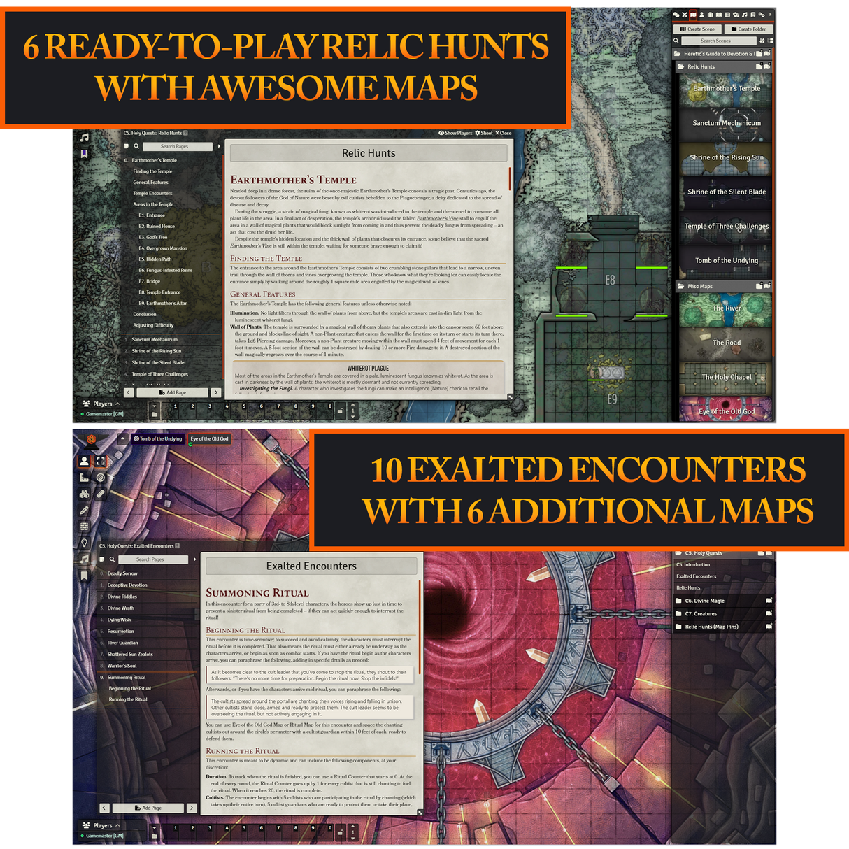 Heretic's Guide to Devotion & Divinity – Foundry VTT