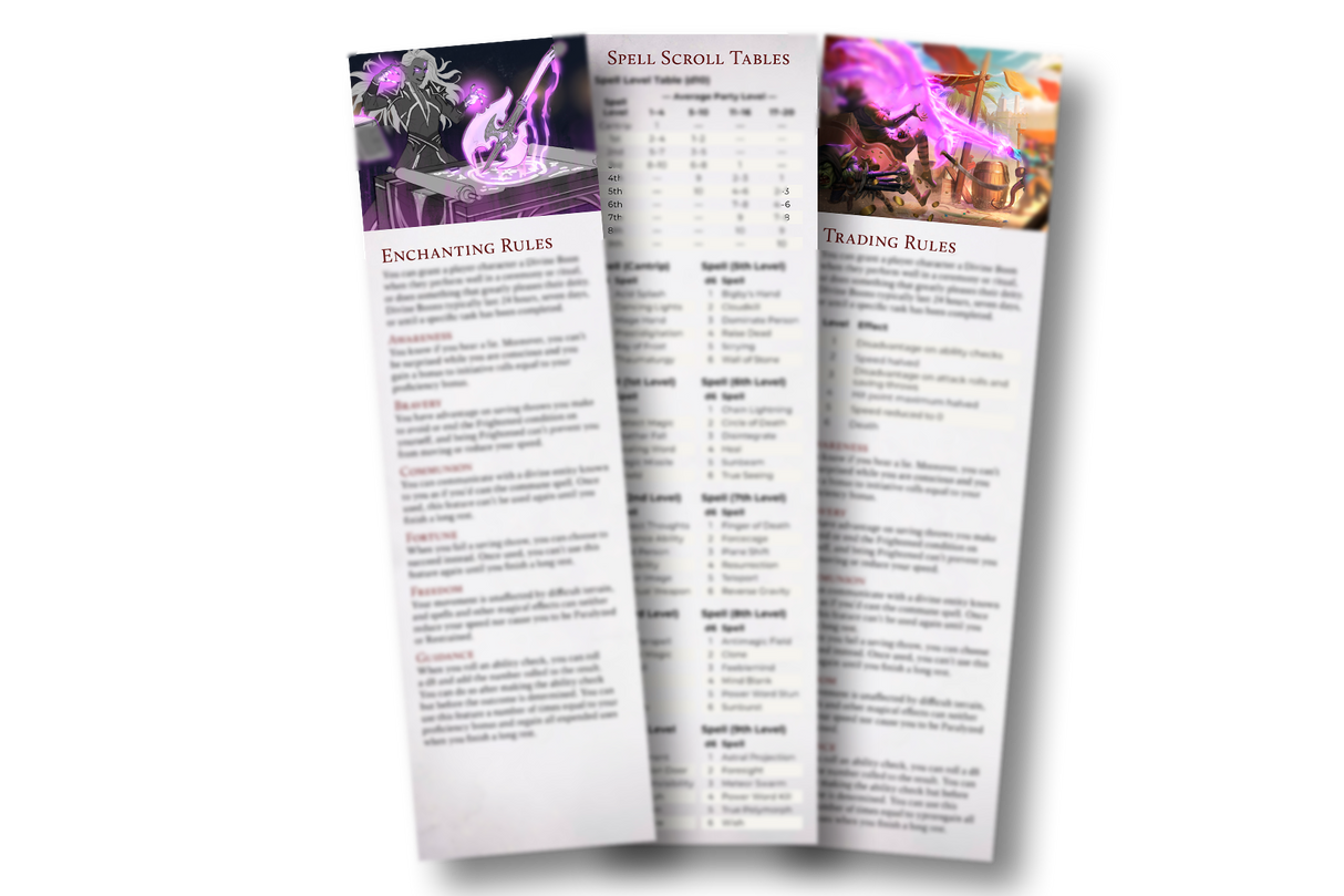 Wanderer's Guide to Enchanted Emporiums Deluxe Box