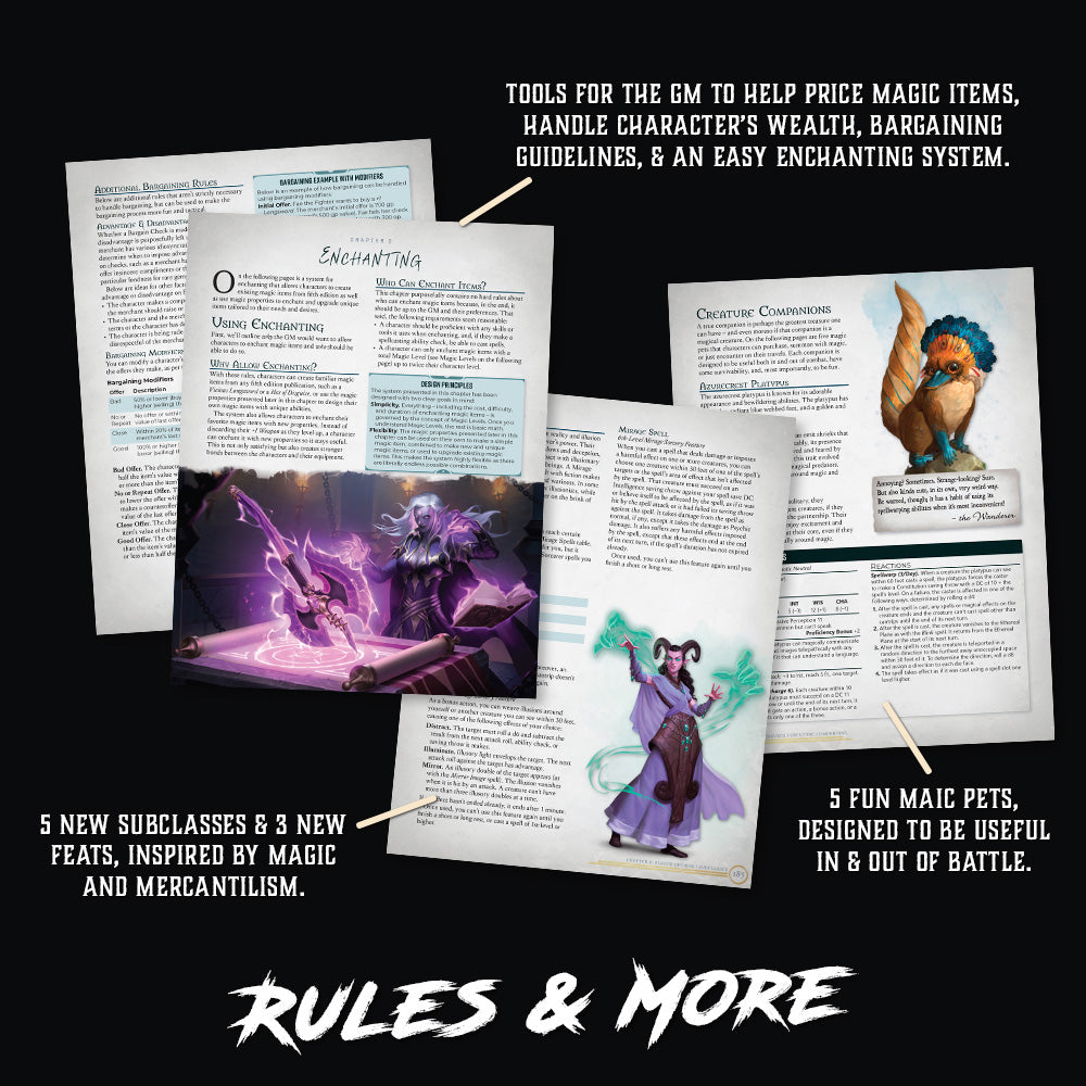 Wanderer's Guide to Enchanted Emporiums Hardcover & PDF