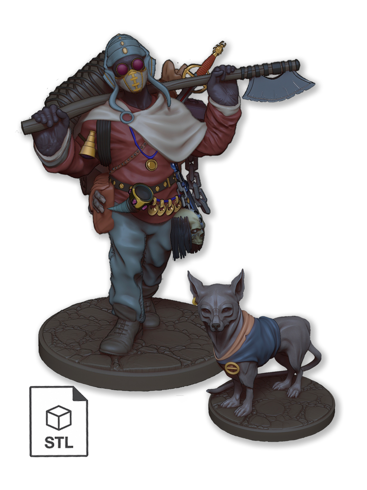 The Wanderer & Jaziel – STL Bundle