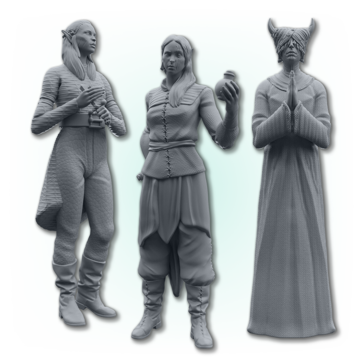 Enchanted Emporium's Merchants – STL Bundle