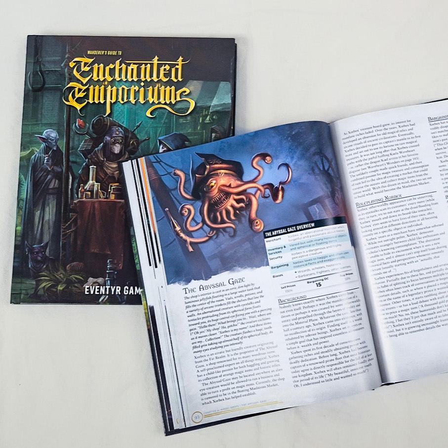 Wanderer's Guide to Enchanted Emporiums 5E D&D