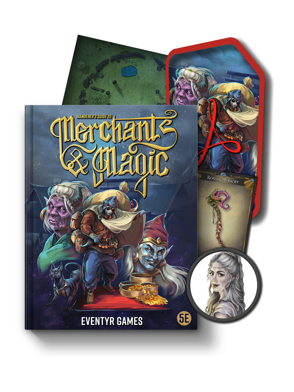 Wanderer's Guide to Merchants & Magic Hardcover & PDF