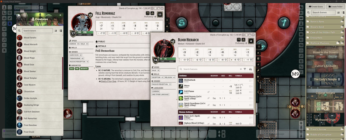 Shards of Corruption – Foundry VTT