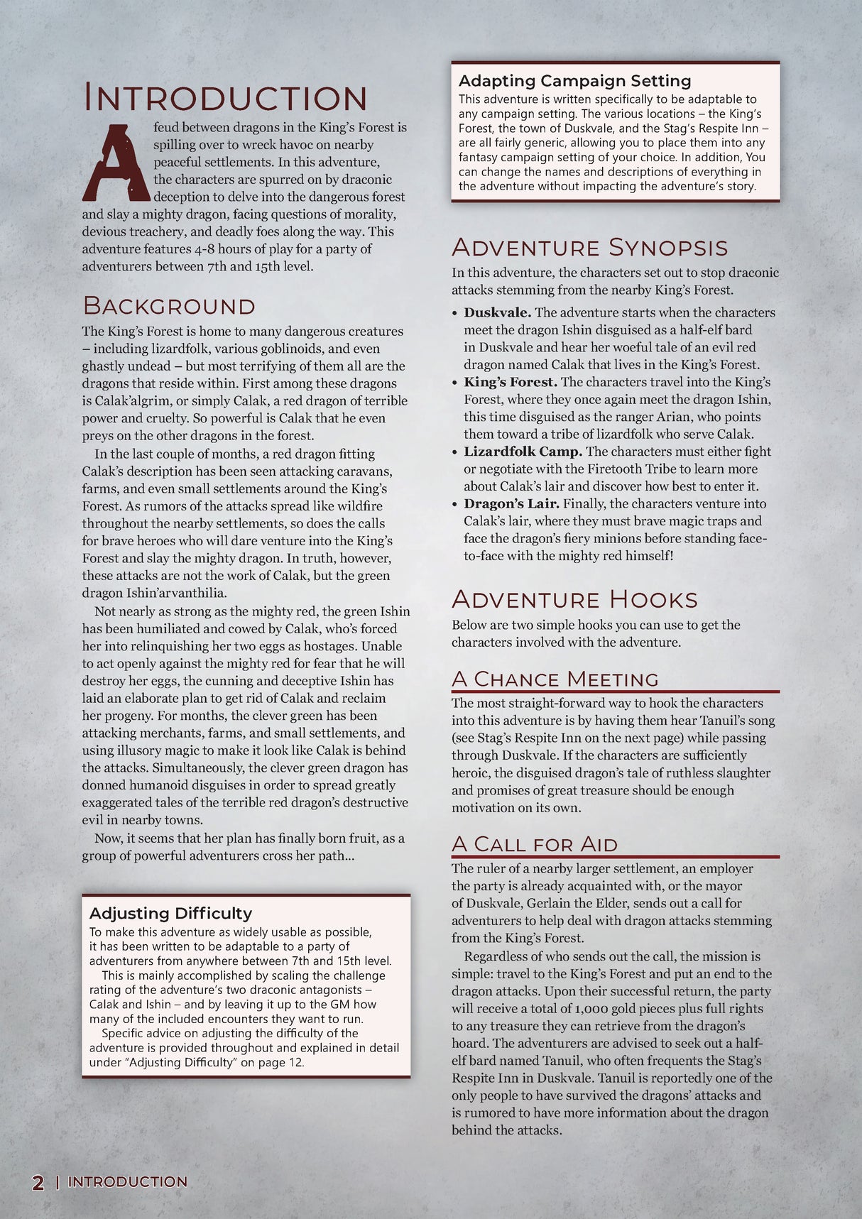 The Wyrm's Lie – 5E Adventure