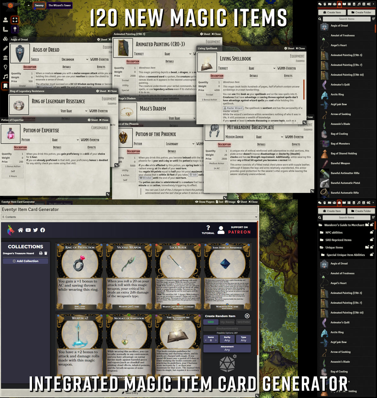 Wanderer's Guide to Merchants & Magic – Foundry VTT