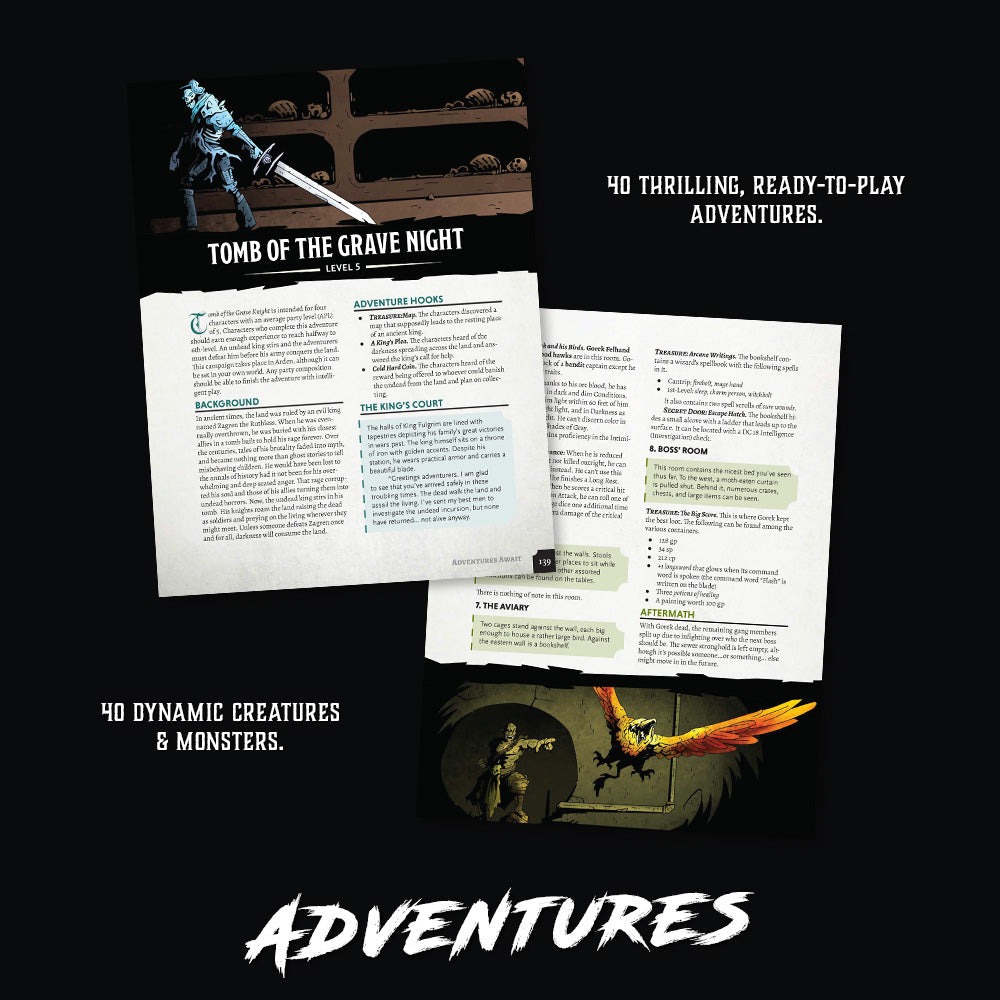 d&d monsters and creatures pdf Adventures Await! 5E D&D Adventure Anthology Hardcover & PDF – Eventyr Games