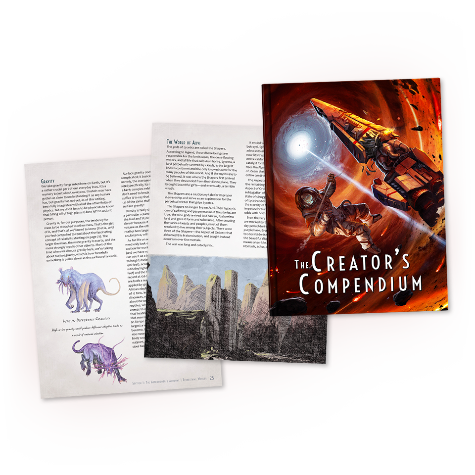 The Creator's Compendium Hardcover & PDF