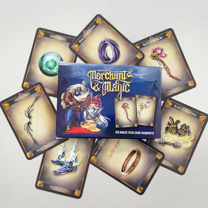 Wanderer's Guide to Merchants & Magic – Card Decks