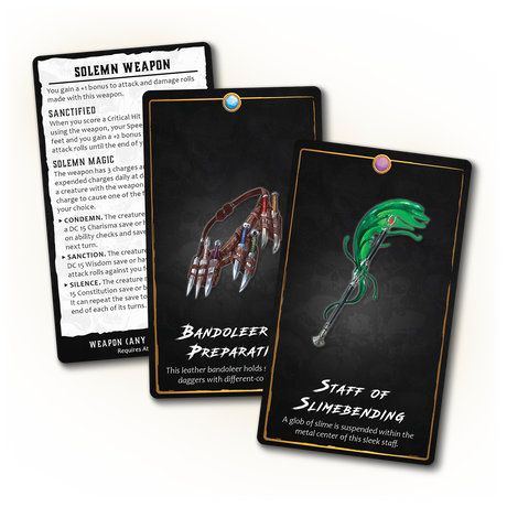 DELVE Magic Item Card Deck (5E)