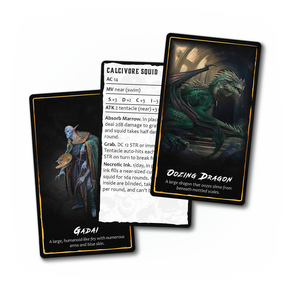 DELVE Monster Card Deck  (Shadowdark)