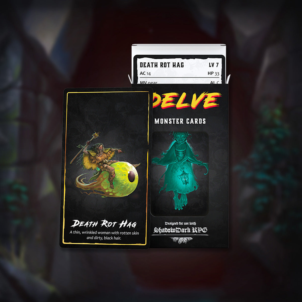 DELVE Monster Card Deck  (Shadowdark)