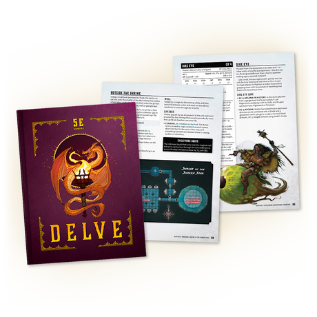 DELVE Hardcover & PDF (5E)