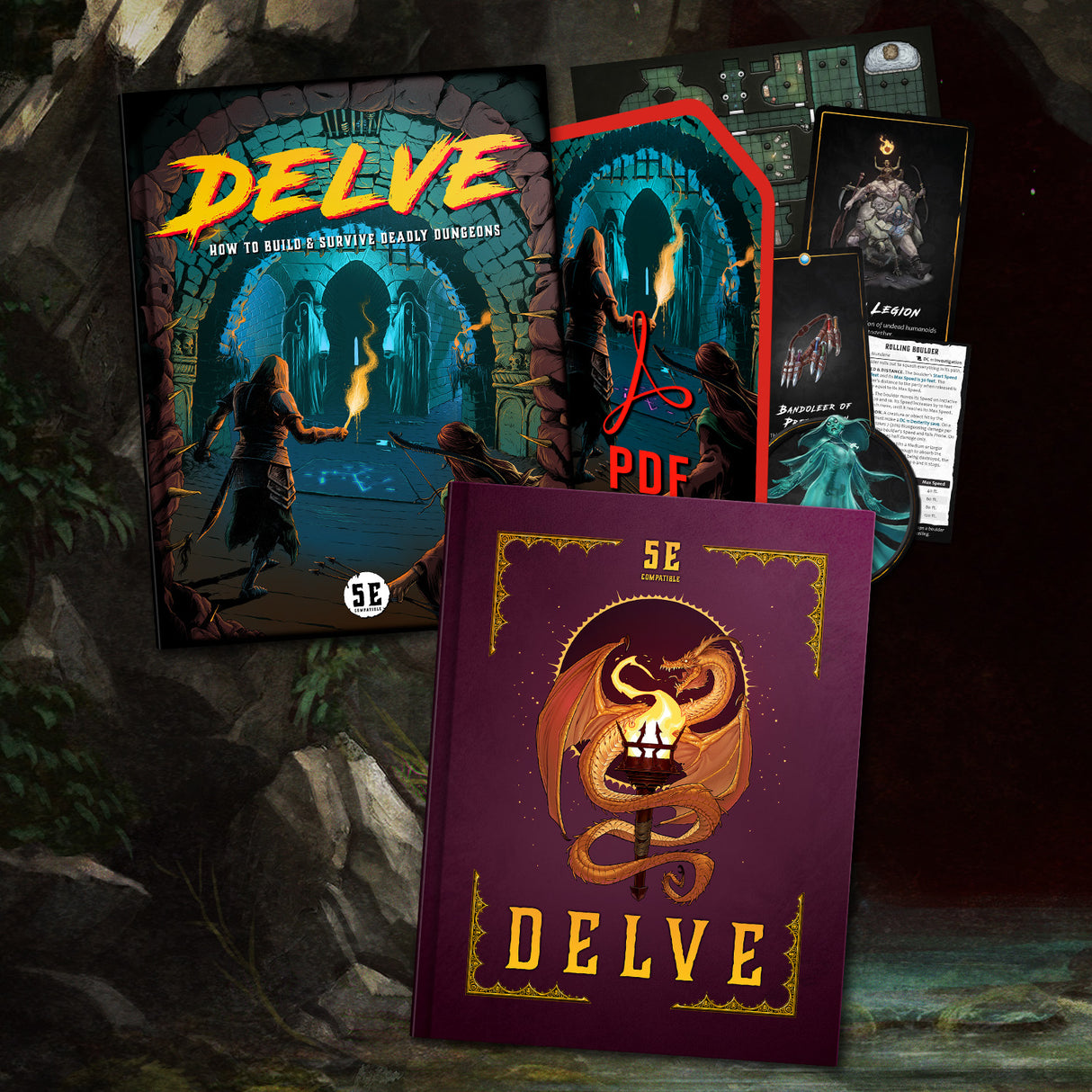 DELVE Hardcover & PDF (5E)