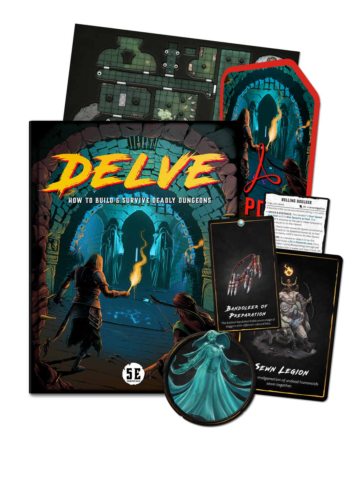 DELVE Hardcover & PDF (5E)