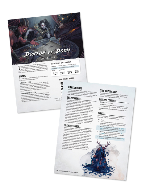 DELVE Hardcover & PDF (5E)