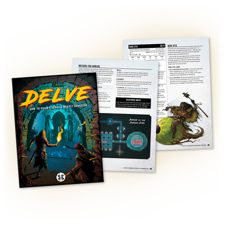 DELVE Hardcover & PDF (5E)