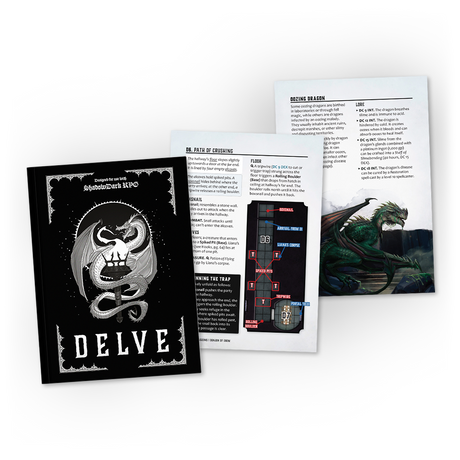 DELVE Hardcover & PDF (Shadowdark)