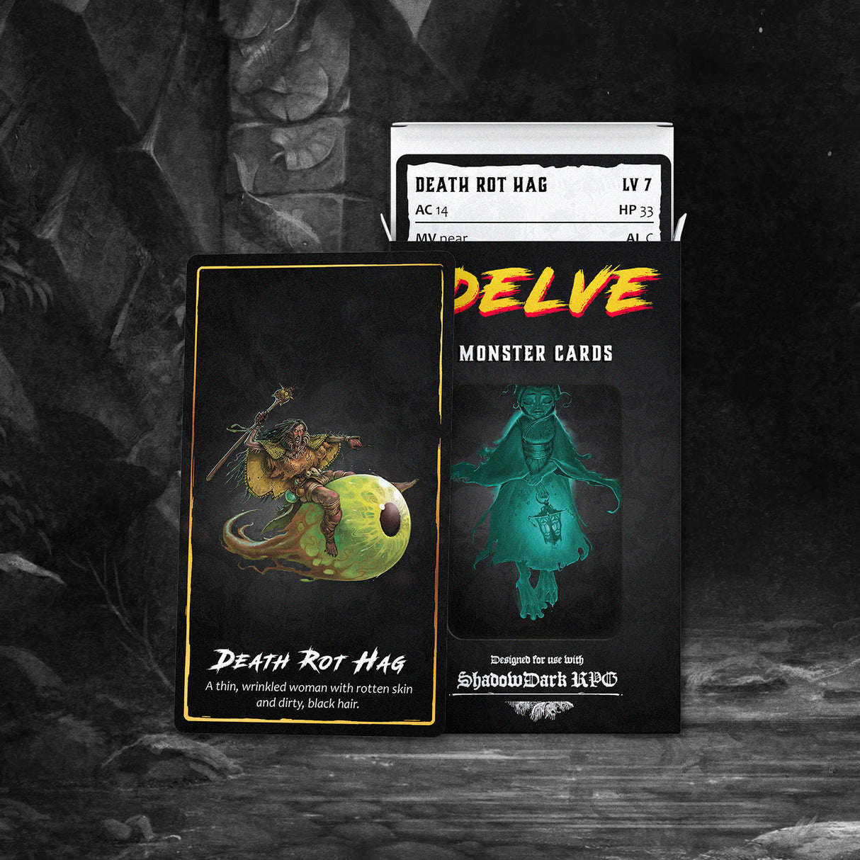 DELVE Monster Card Deck  (Shadowdark)