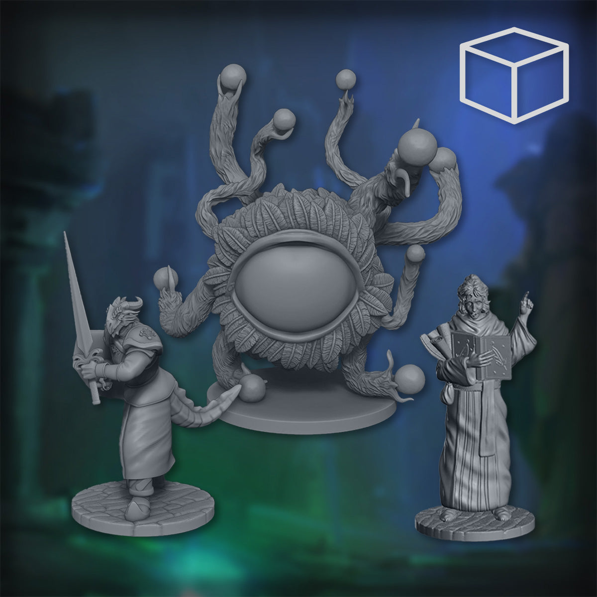 Heretic, Scribe, and Seraphic Seer – STL Bundle
