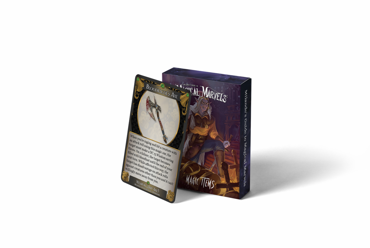Milando's Guide to Magical Marvels – Card Deck
