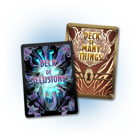 5E Deck of Extras, Illusions & Deck of Many Things – Digital