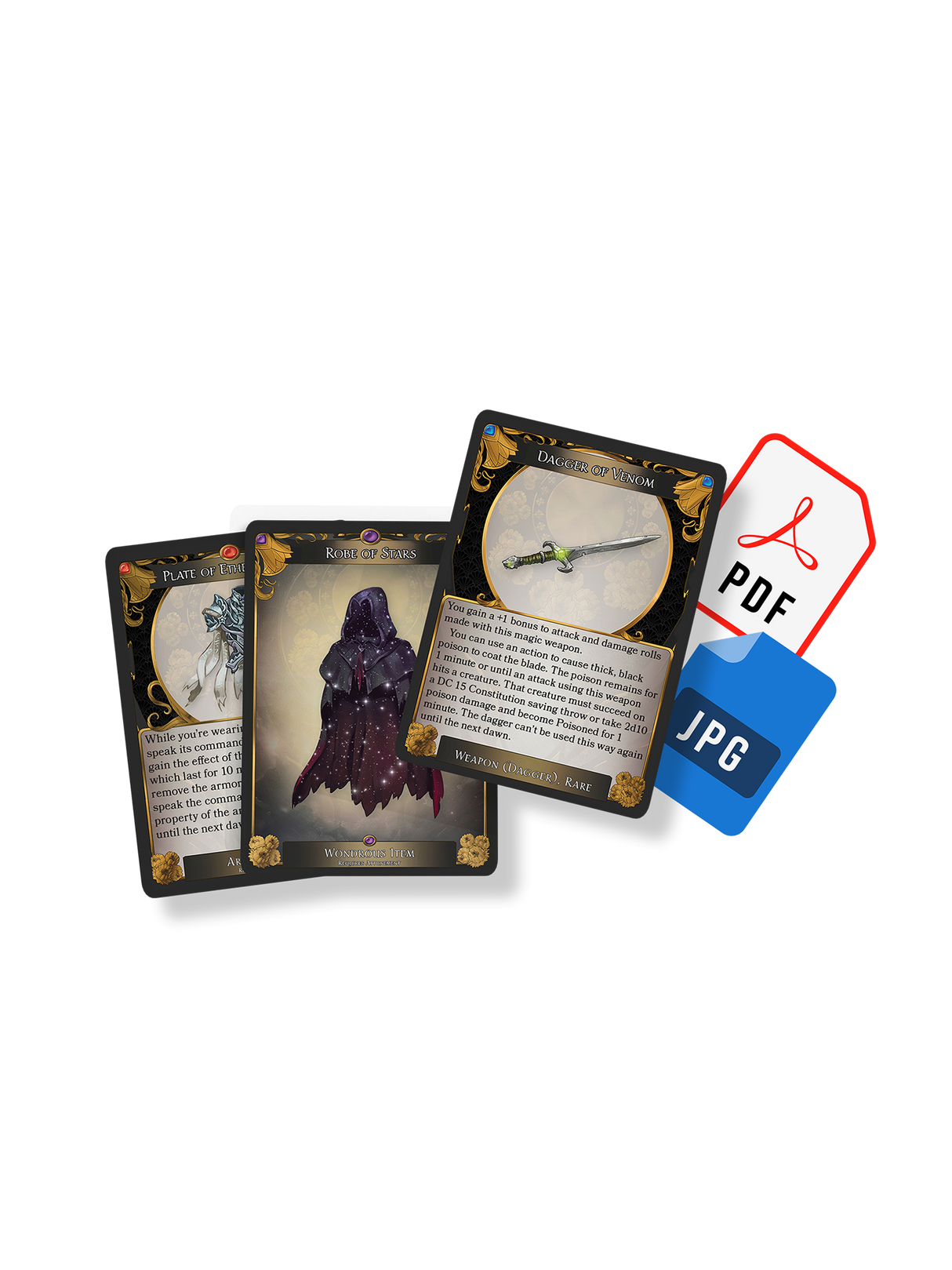 5E Magic Item Cards Digital Eventyr Games