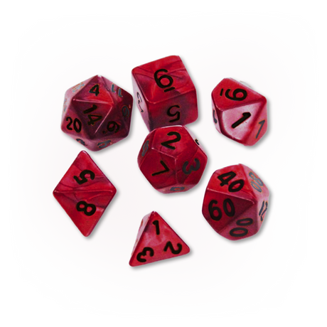 Corrupted Dice – Resin TTRPG Dice Set