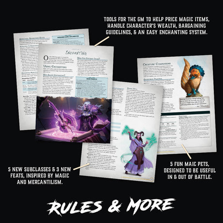 Wanderer's Guide to Enchanted Emporiums Hardcover & PDF