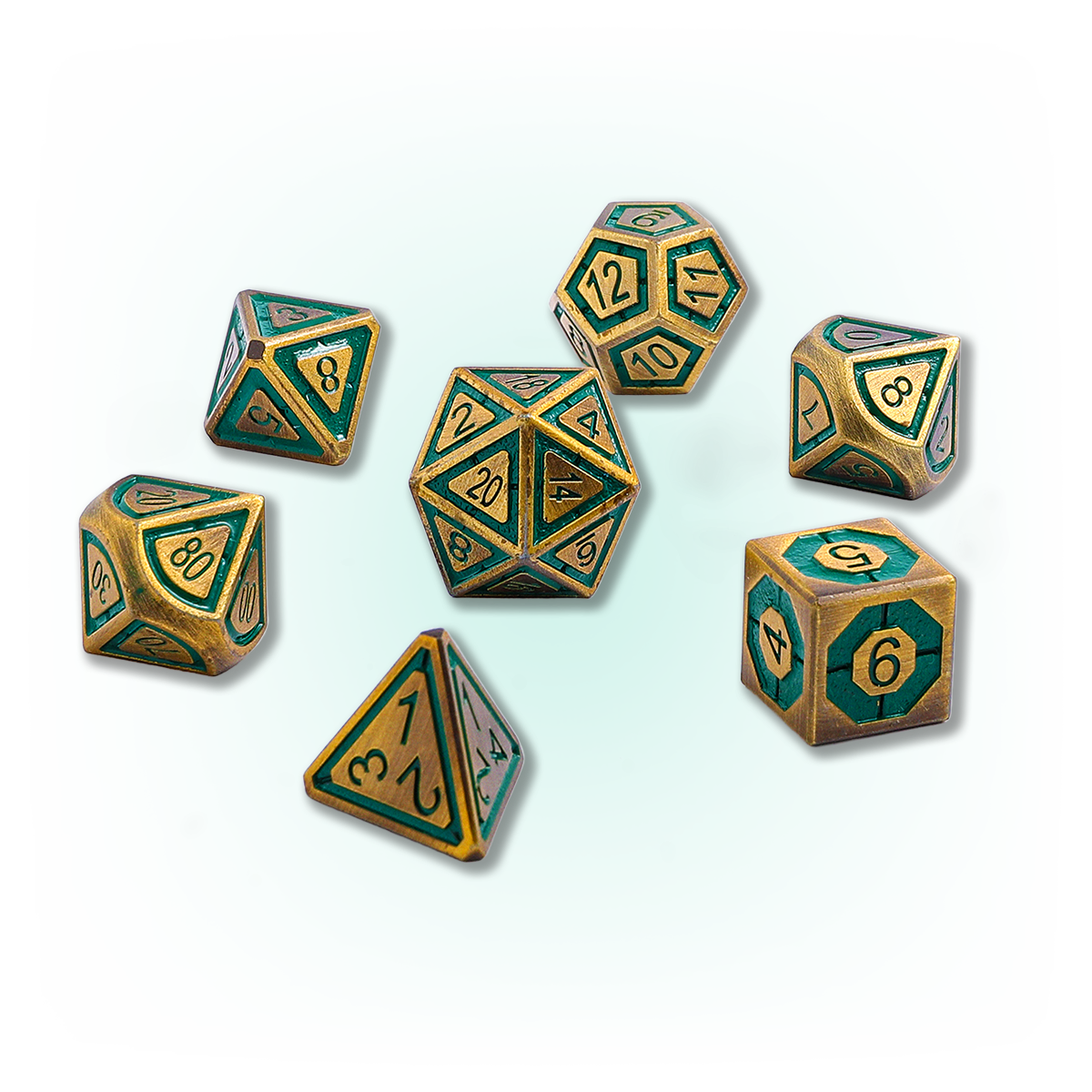 Merchant's Metal Dice Set