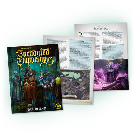 Wanderer's Guide to Enchanted Emporiums Hardcover & PDF