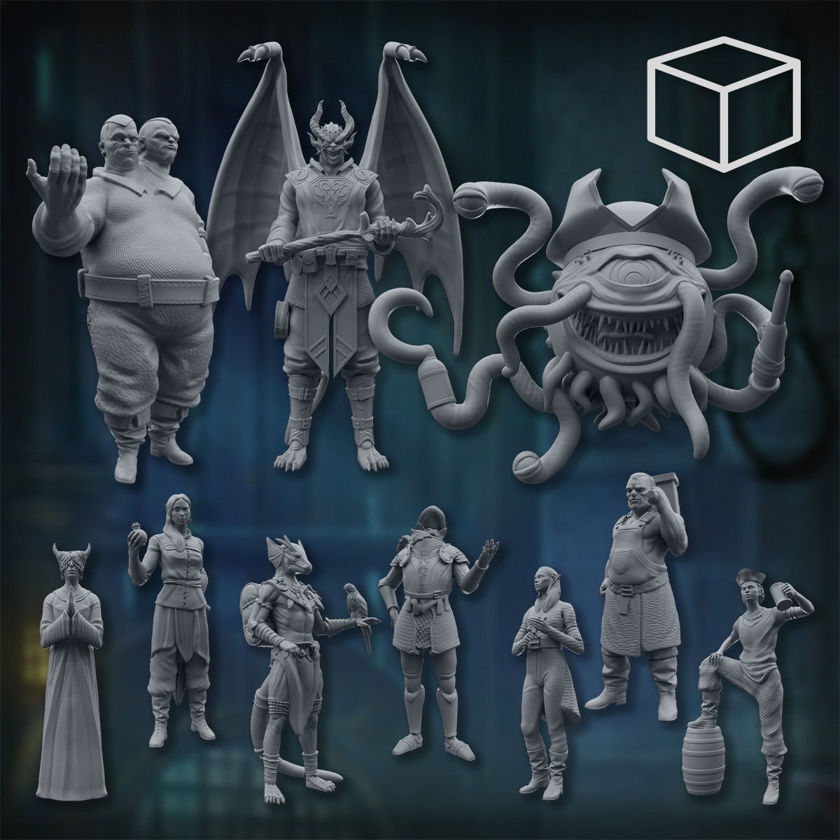 Enchanted Emporium's Merchants – STL Bundle