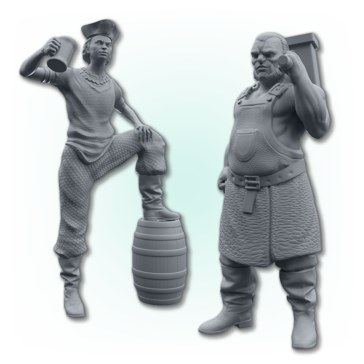 Enchanted Emporium's Merchants – STL Bundle