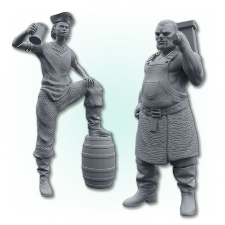 Enchanted Emporium's Merchants – STL Bundle