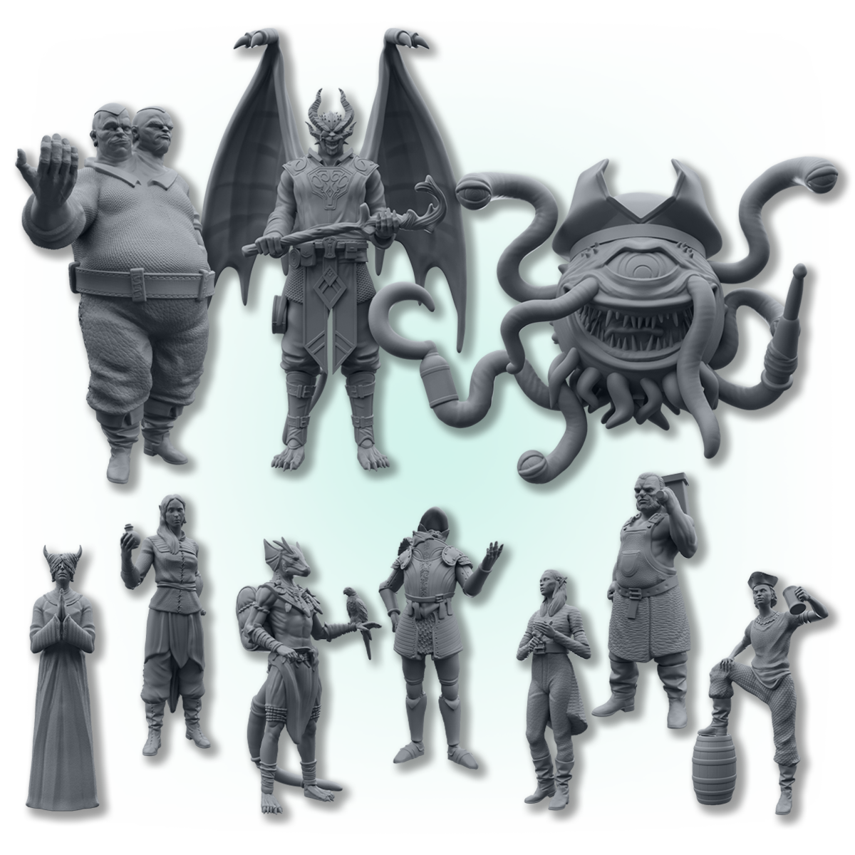 Enchanted Emporium's Merchants – STL Bundle